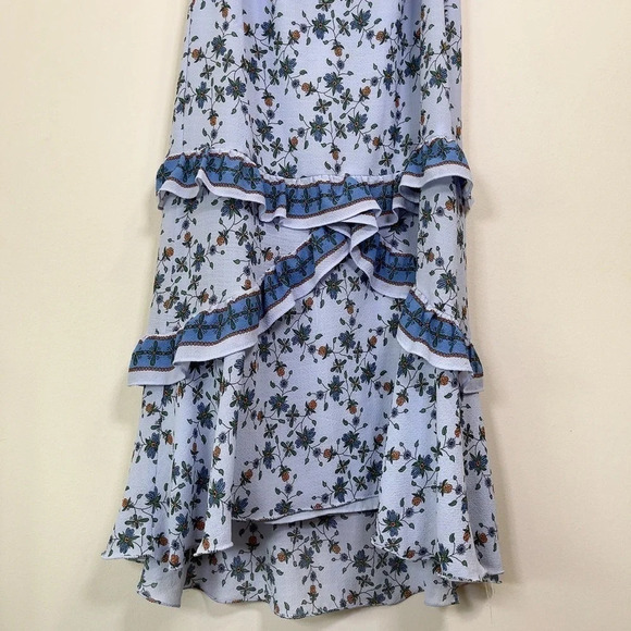 Max Studio Floral Tier Hem Sleeveless Dress - Picture 7 of 14